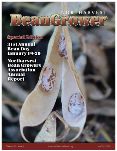 Cover of Northarvest BeanGrower magazine, Special Edition highlighting bean harvesting.